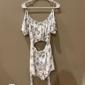 Floral Cutout Romper